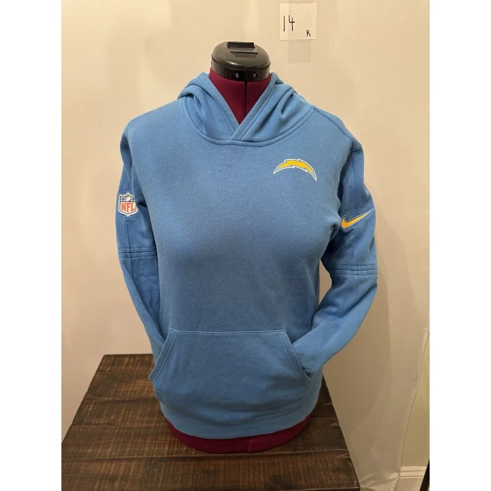 Nike Los Angeles Chargers NFL Hoodie Youth XL 18/20 Blue Pullover Sweatshirt